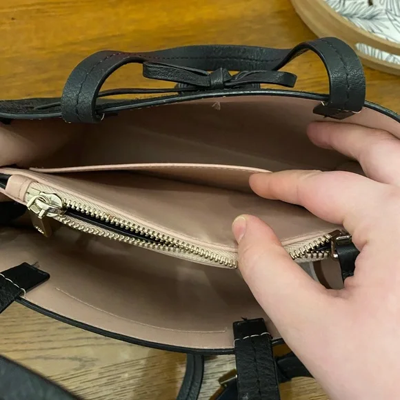 Kate Spade Black Suede Tote with Tassels - Picture 10 of 10